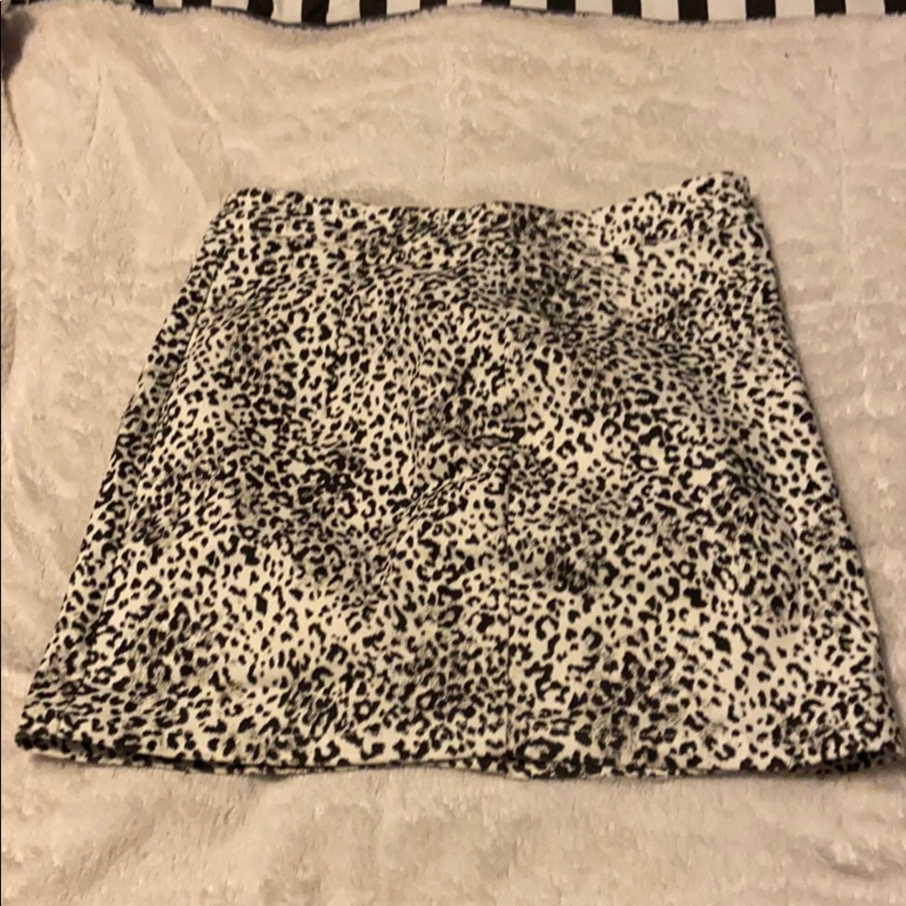 Leopard Print Skirt